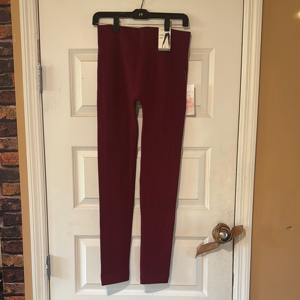 NWT | New Directions | Fleece Lined | Ribbed Leggings.